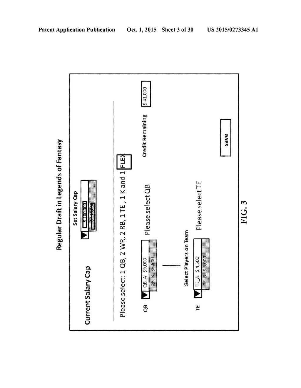 SYSTEMS AND METHODS FOR PLAYING A FANTASY LEGEND GAME - diagram, schematic, and image 04