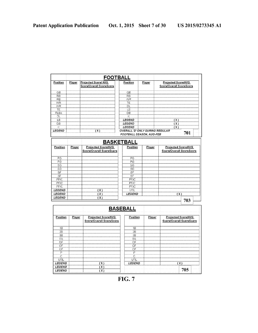 SYSTEMS AND METHODS FOR PLAYING A FANTASY LEGEND GAME - diagram, schematic, and image 08