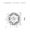 ROTATABLE CADDY FOR CATHETERS AND OTHER COILED SURGICAL DEVICES diagram and image