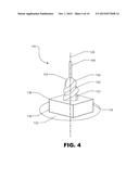 BUTTON FOR A  ATTACHING AN ABRASIVE ARTICLE TO A BACK-UP PAD diagram and image