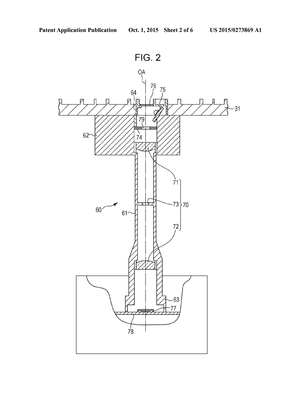 POSITIONING METHOD OF PHOTOELECTRIC CONVERSION DEVICE, AND LIQUID EJECTING     APPARATUS - diagram, schematic, and image 03