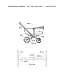 Baby Stroller & Wheelchair Safety Features Facilitate Pushing diagram and image