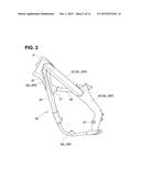 VEHICLE BODY FRAME FOR A SADDLE-RIDE VEHICLE, AND MOTORCYCLE INCLUDING     SAME diagram and image