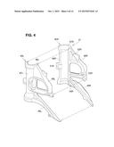 VEHICLE BODY FRAME FOR A SADDLE-RIDE VEHICLE, AND MOTORCYCLE INCLUDING     SAME diagram and image