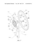 BICYCLE CRANK ASSEMBLY diagram and image