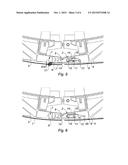 TURBOFAN NACELLE HAVING A LOCK ENGAGING WITH A MEMBER FOR LOCKING THE     CLOSING THEREOF diagram and image