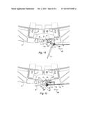 TURBOFAN NACELLE HAVING A LOCK ENGAGING WITH A MEMBER FOR LOCKING THE     CLOSING THEREOF diagram and image