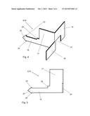 CONTAINER HAVING DEVICE FOR PREVENTING FOAMING AND METHOD FOR PRODUCING     THE DEVICE diagram and image