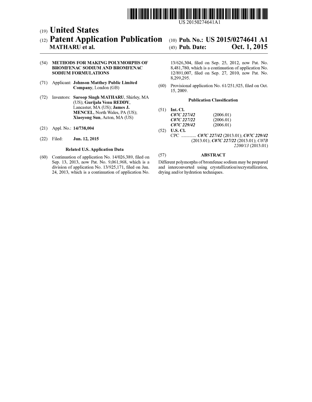 METHODS FOR MAKING POLYMORPHS OF BROMFENAC SODIUM AND BROMFENAC SODIUM     FORMULATIONS - diagram, schematic, and image 01