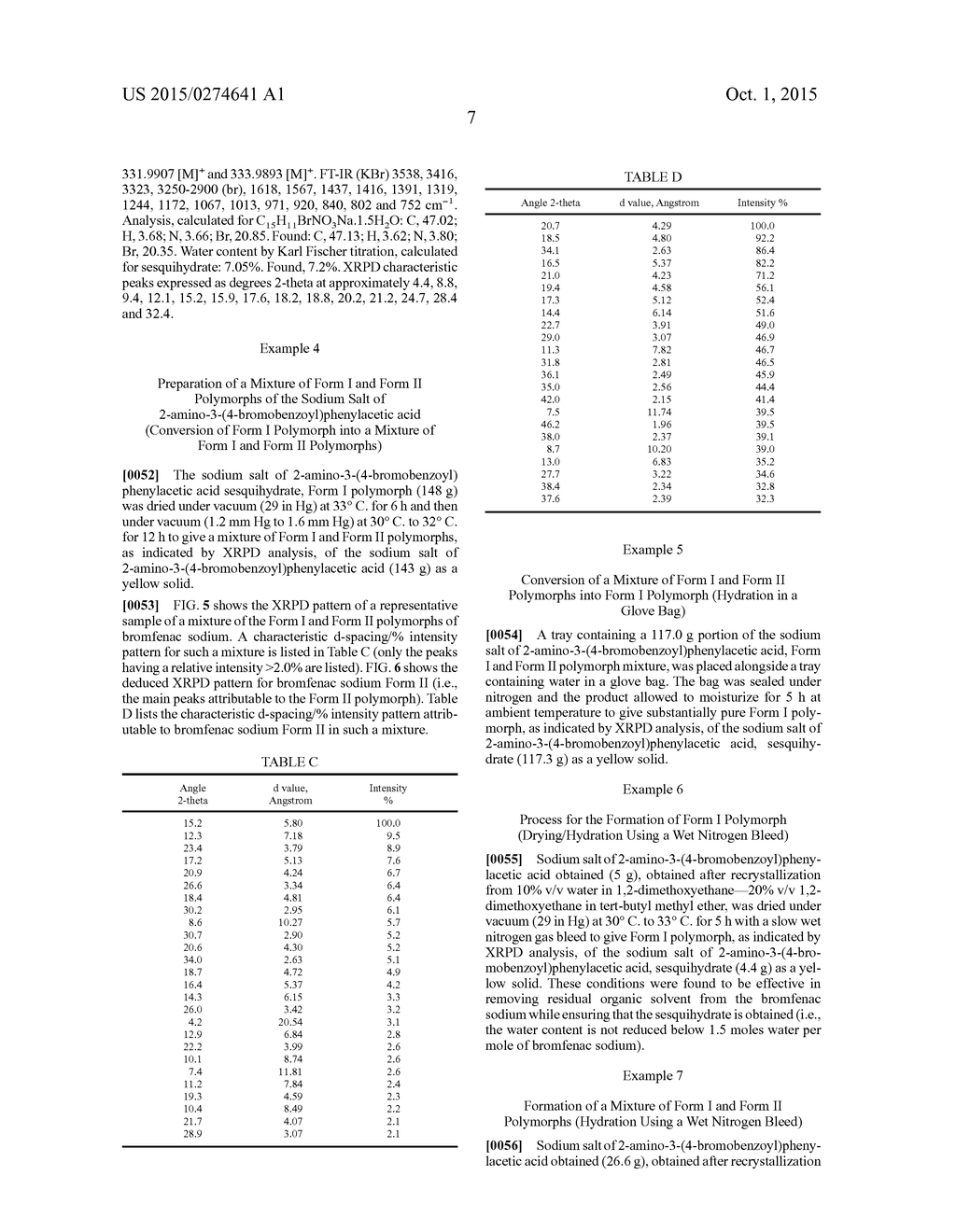 METHODS FOR MAKING POLYMORPHS OF BROMFENAC SODIUM AND BROMFENAC SODIUM     FORMULATIONS - diagram, schematic, and image 15