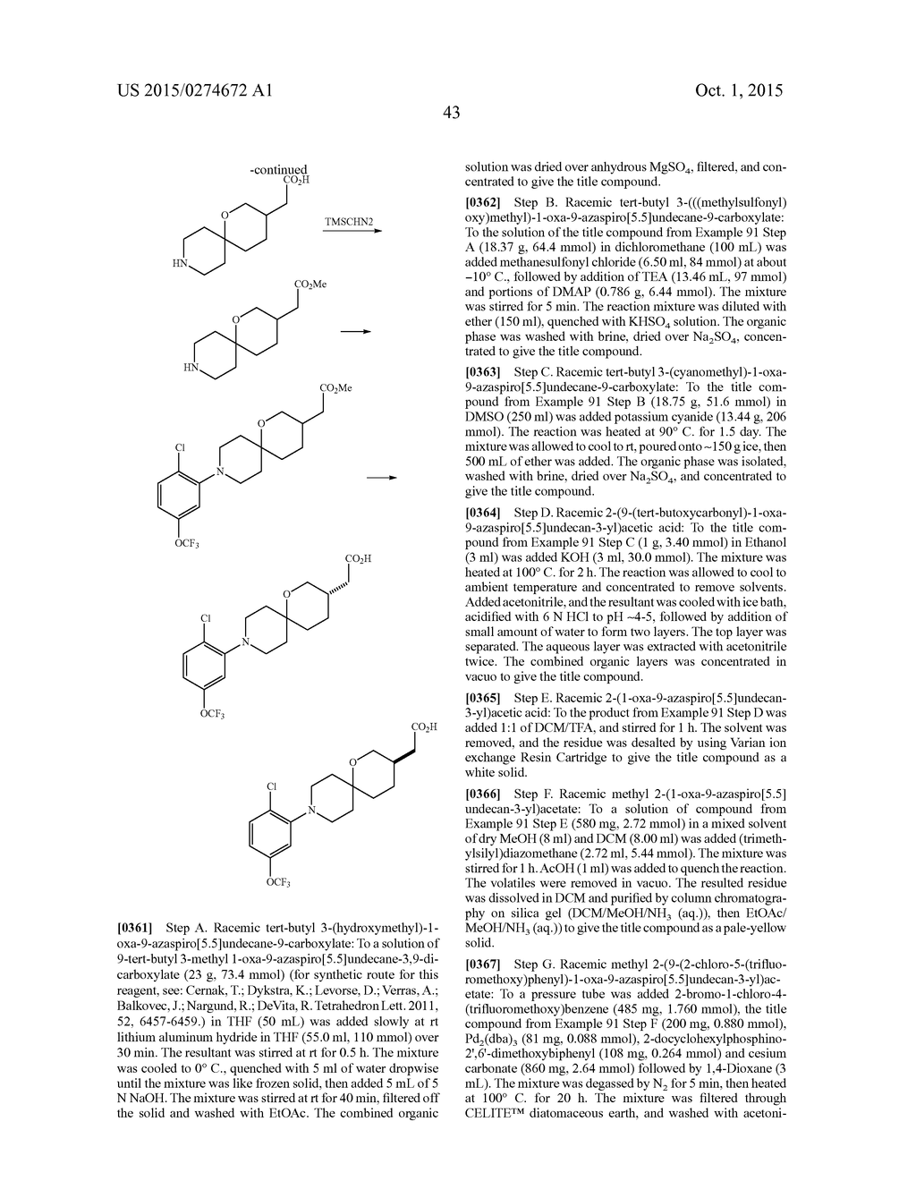 SUBSTITUTED SPIROPIPERIDINYL COMPOUNDS USEFUL AS GPR120 AGONISTS - diagram, schematic, and image 44