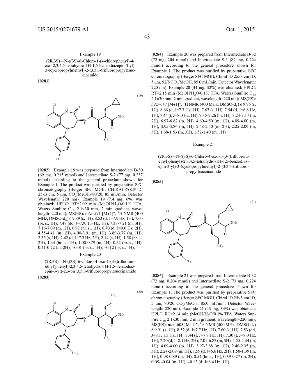 SUBSTITUTED 1,5-BENZODIAZEPINONES COMPOUNDS - diagram, schematic, and image 44