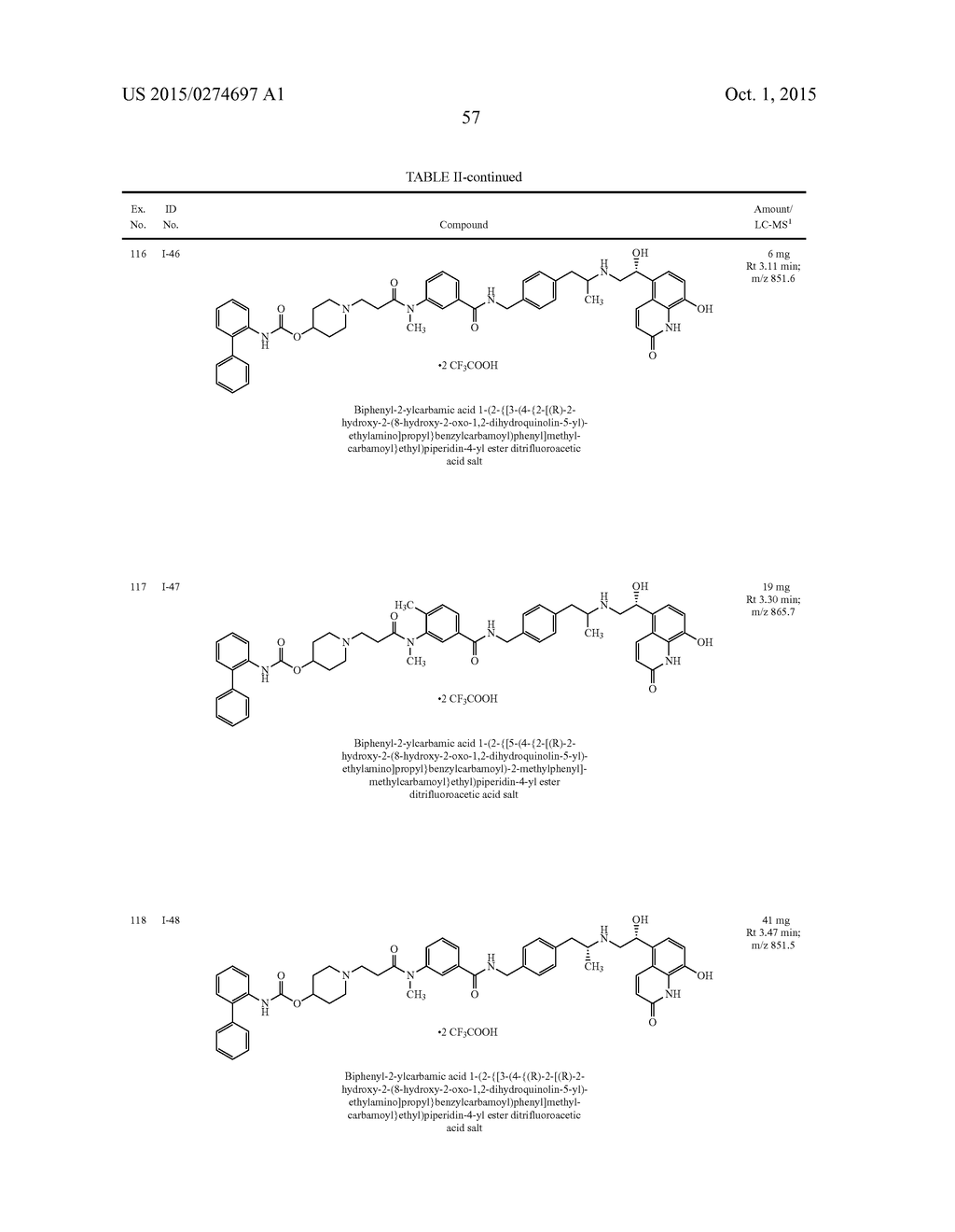 DIAMIDE COMPOUNDS HAVING MUSCARINIC RECEPTOR ANTAGONIST AND BETA2     ADRENERGIC RECEPTOR AGONIST ACTIVITY - diagram, schematic, and image 58