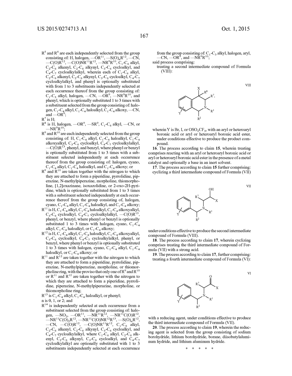 ARYL- AND HETEROARYL-SUBSTITUTED TETRAHYDROISOQUINOLINES AND USE THEREOF     TO BLOCK REUPTAKE OF NOREPINEPHRINE, DOPAMINE, AND SEROTONIN - diagram, schematic, and image 168