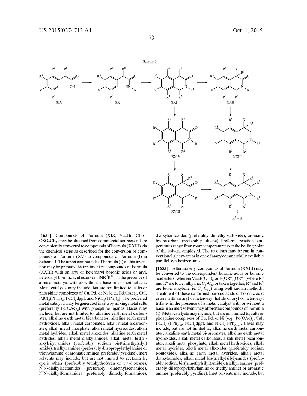ARYL- AND HETEROARYL-SUBSTITUTED TETRAHYDROISOQUINOLINES AND USE THEREOF     TO BLOCK REUPTAKE OF NOREPINEPHRINE, DOPAMINE, AND SEROTONIN - diagram, schematic, and image 74