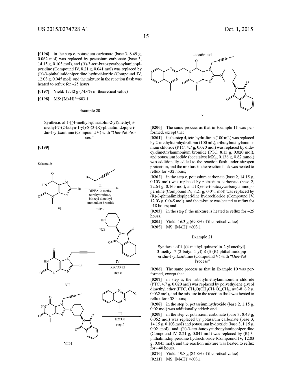 METHOD FOR PREPARING AN IMPORTANT INTERMEDIATE OF LINAGLIPTIN - diagram, schematic, and image 16