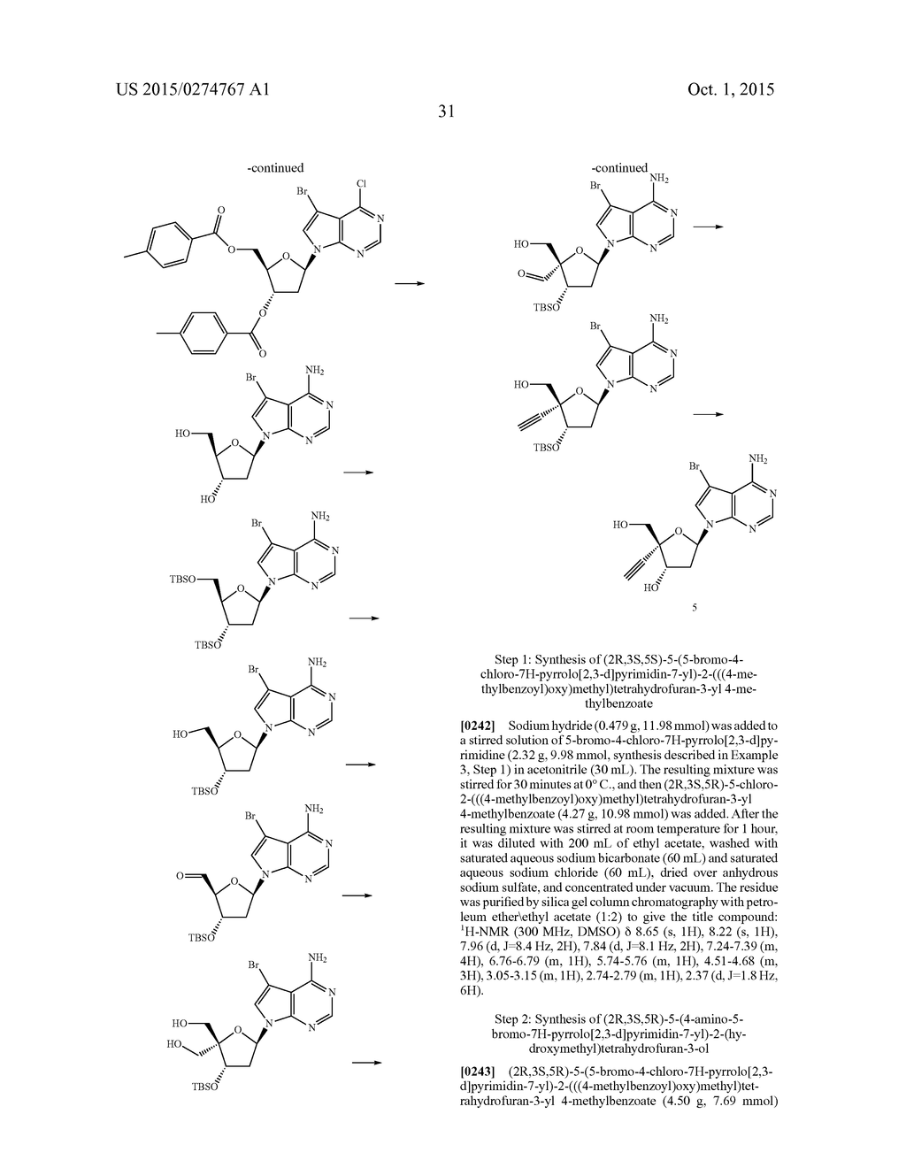 4'-SUBSTITUTED NUCLEOSIDE REVERSE TRANSCRIPTASE INHIBITORS - diagram, schematic, and image 32