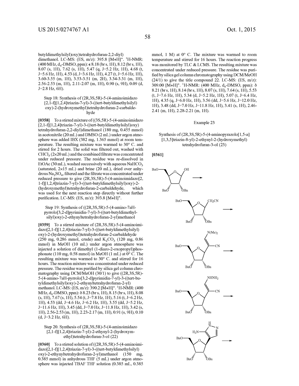 4'-SUBSTITUTED NUCLEOSIDE REVERSE TRANSCRIPTASE INHIBITORS - diagram, schematic, and image 59
