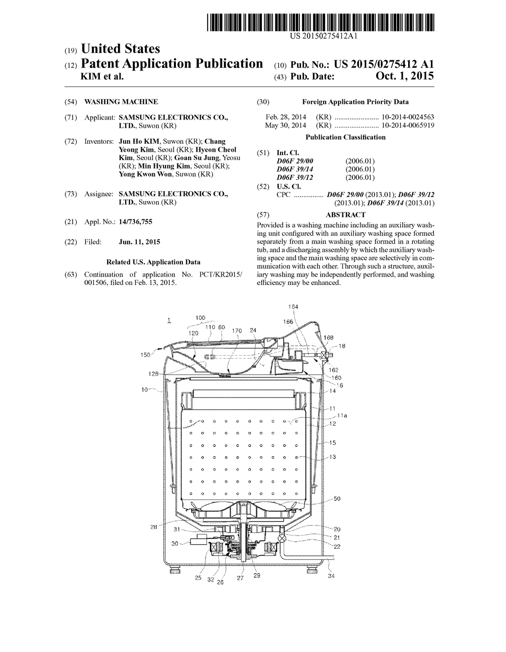 WASHING MACHINE - diagram, schematic, and image 01