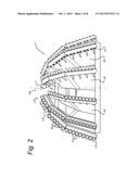 Cutter head for removing material from a water bed diagram and image