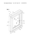 CASEMENT WINDOW WITH SINGLE POINT LOCK MECHANISM diagram and image