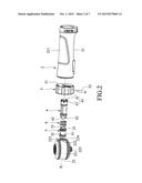 AIR-TIGHT SWITCHING DEVICE FOR USE IN A PNEUMATIC TOOL diagram and image