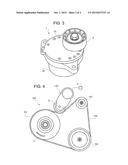 CONTROLLED TENSIONER FOR AN ACCESSORY DRIVE AND ACCESSORY DRIVE COMPRISING     SAID TENSIONER diagram and image