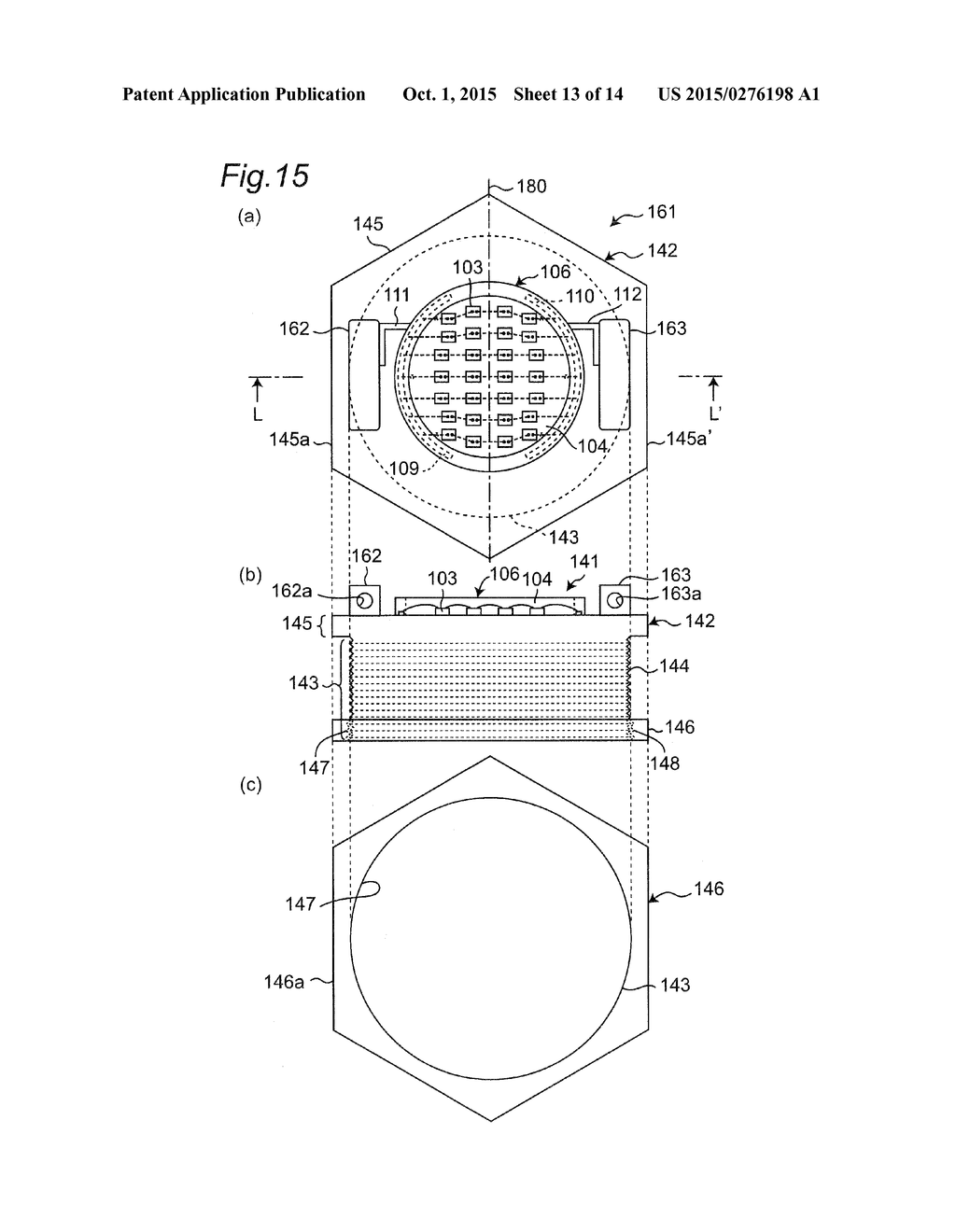 LIGHT-EMITTING APPARATUS AND STRUCTURE FOR ATTACHING LIGHT-EMITTING     APPARATUS TO HEAT SINK - diagram, schematic, and image 14