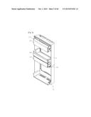 REFRIGERATOR INCLUDING MULTIPLE STORAGE COMPARTMENTS diagram and image