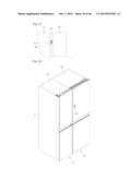 REFRIGERATOR INCLUDING MULTIPLE STORAGE COMPARTMENTS diagram and image