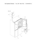 REFRIGERATOR INCLUDING MULTIPLE STORAGE COMPARTMENTS diagram and image