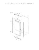 REFRIGERATOR INCLUDING MULTIPLE STORAGE COMPARTMENTS diagram and image