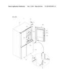 REFRIGERATOR INCLUDING MULTIPLE STORAGE COMPARTMENTS diagram and image