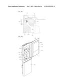 REFRIGERATOR INCLUDING MULTIPLE STORAGE COMPARTMENTS diagram and image