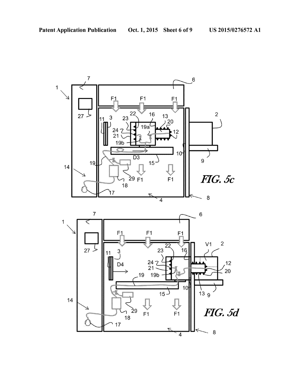 STATION AND METHOD FOR MEASURING PARTICLE CONTAMINATION OF A TRANSPORT     CARRIER FOR CONVEYING AND STORING SEMICONDUCTOR SUBSTRATES AT ATMOSPHERIC     PRESSURE - diagram, schematic, and image 07