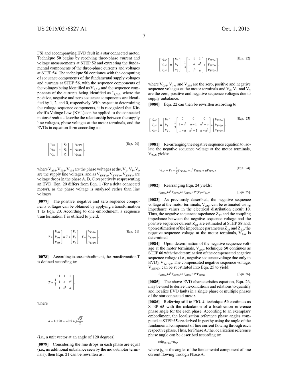 SYSTEM AND METHOD FOR DETECTING, LOCALIZING AND QUANTIFYING EXCESS VOLTAGE     DROP IN THREE-PHASE AC CIRCUITS - diagram, schematic, and image 15