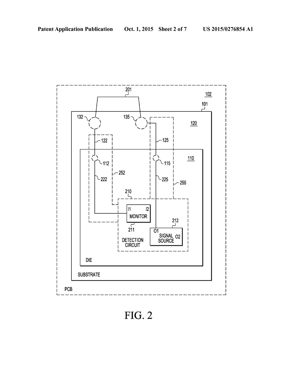 INTEGRATED CIRCUIT INTERCONNECT CRACK MONITOR CIRCUIT - diagram, schematic, and image 03