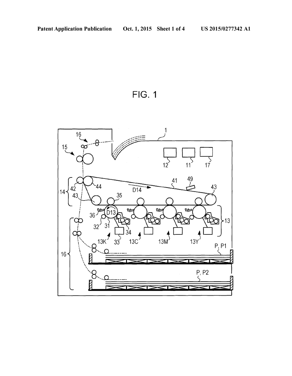 DEVELOPING DEVICE AND IMAGE FORMING APPARATUS INCLUDING CLEANING MEMBER     AND CLEANING MEMBER - diagram, schematic, and image 02