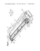 DRUM CARTRIDGE WITH MOVABLE CLEANING ROLLER diagram and image