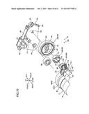 PHOTOSENSITIVE-BODY CARTRIDGE PROVIDED WITH ELECTRODE FOR SUPPLYING POWER     TO CLEANING ROLLER diagram and image