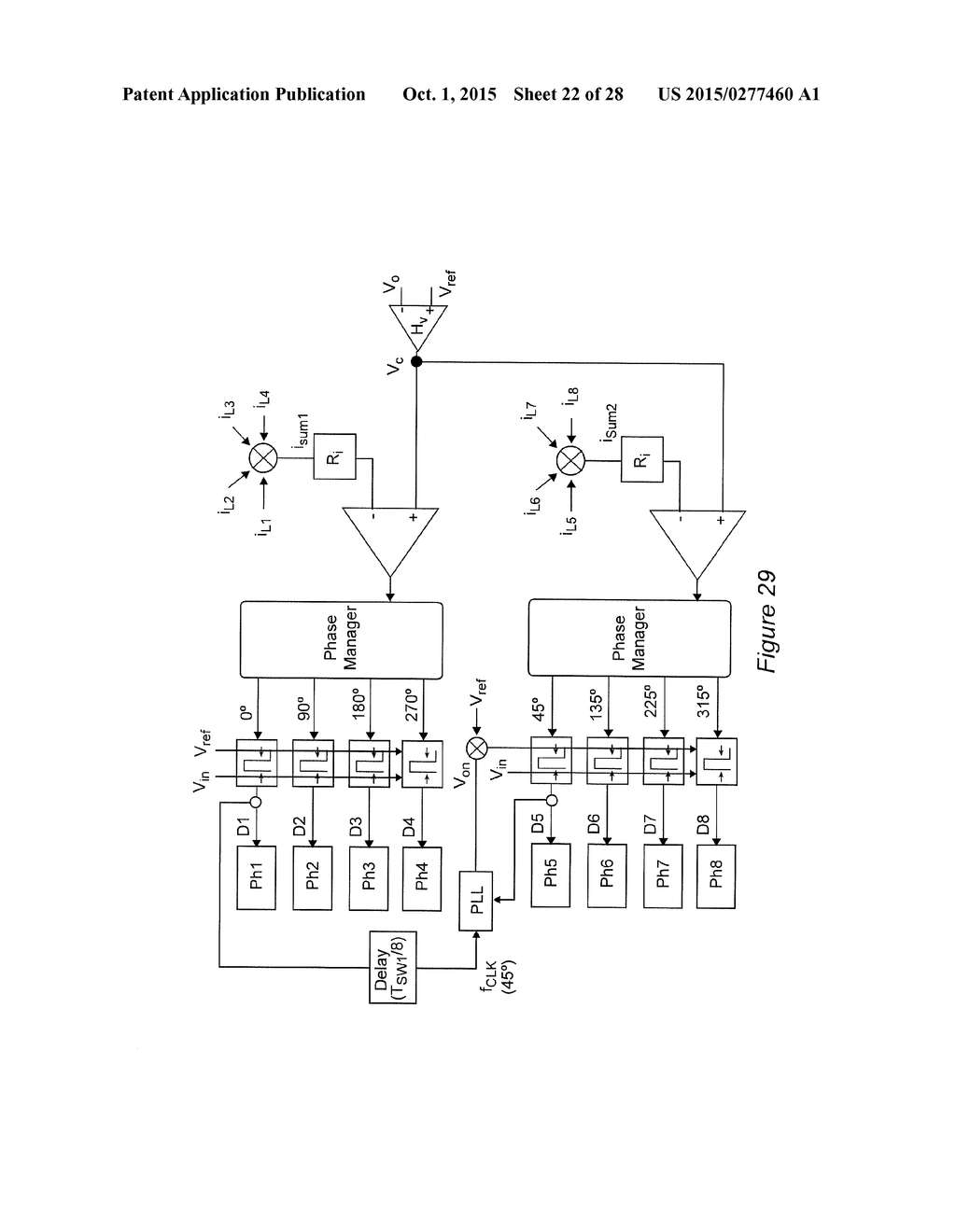 Hybrid Interleaving Structure with Adaptive Phase Locked Loop for Variable     Frequency Controlled Switching Converter - diagram, schematic, and image 23