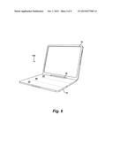 TABLET COMPUTER CASE AND ASSOCIATED METHODS diagram and image