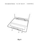 TABLET COMPUTER CASE AND ASSOCIATED METHODS diagram and image