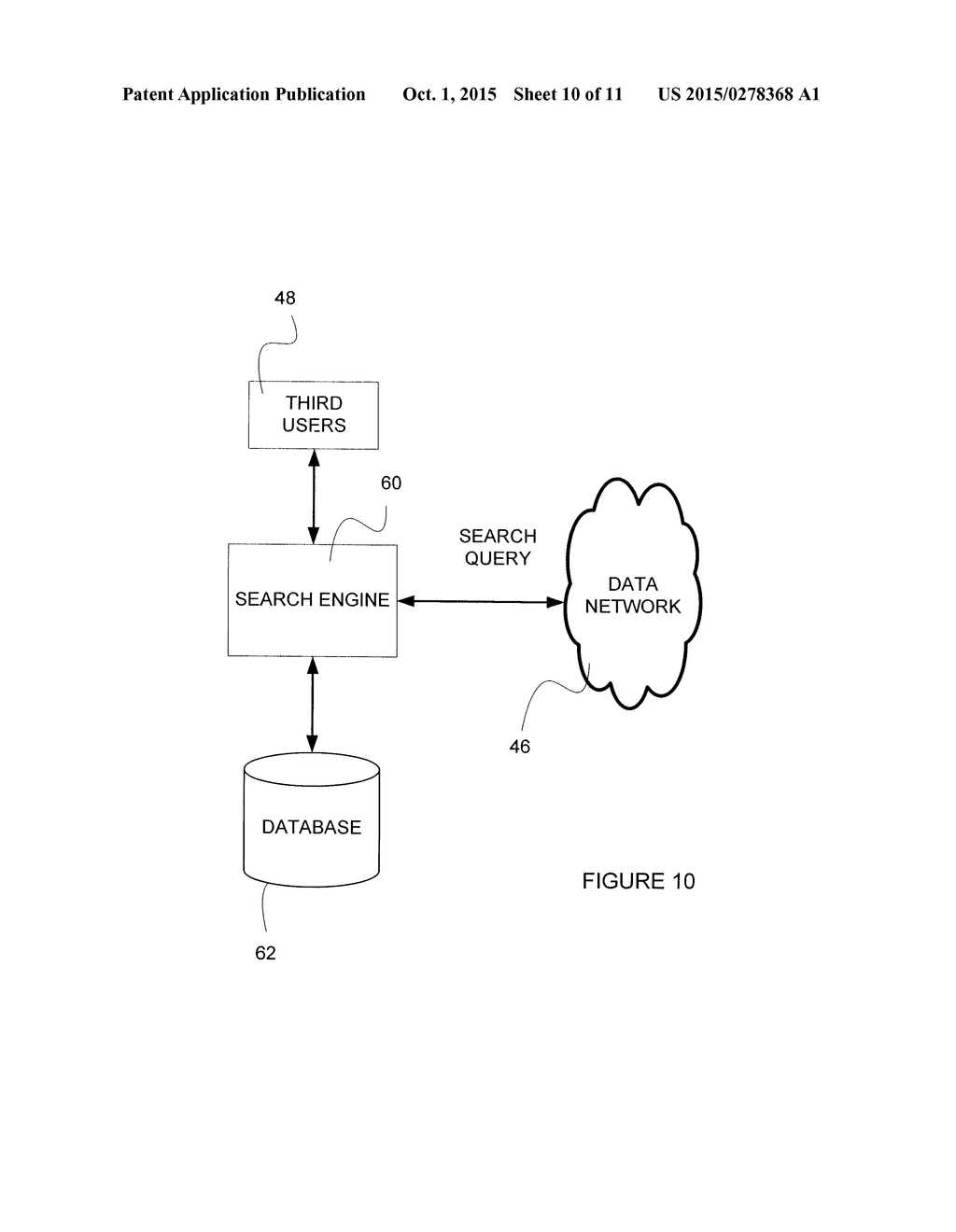 Method, System, Search Engine and Network for Enhancing Search of     Information Over a Data Network - diagram, schematic, and image 11