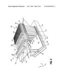 MEMORY DEVICES WITH LOCAL AND GLOBAL DEVICES AT SUBSTANTIALLY THE SAME     LEVEL ABOVE STACKED TIERS OF MEMORY CELLS AND METHODS diagram and image