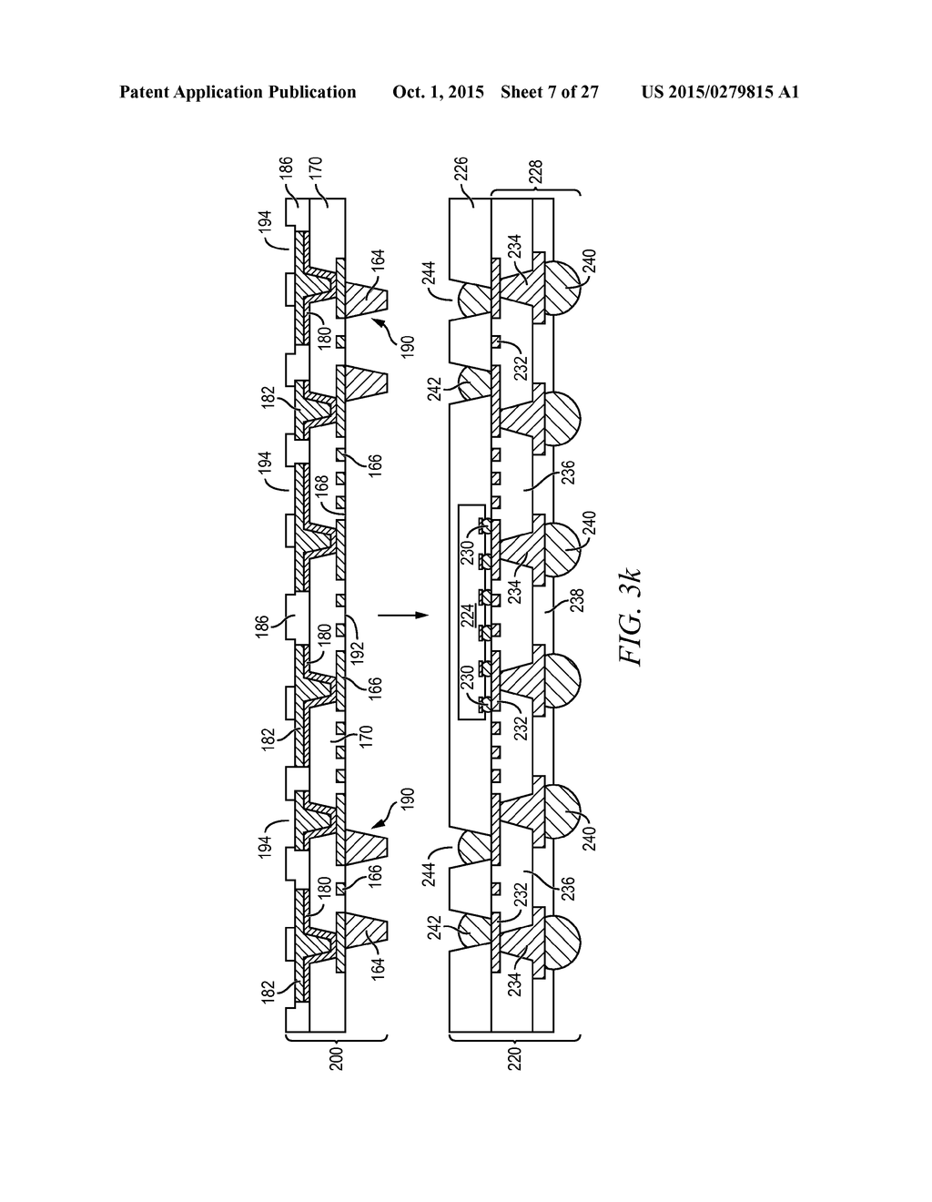 Semiconductor Device and Method of Forming Substrate Having Conductive     Columns - diagram, schematic, and image 08