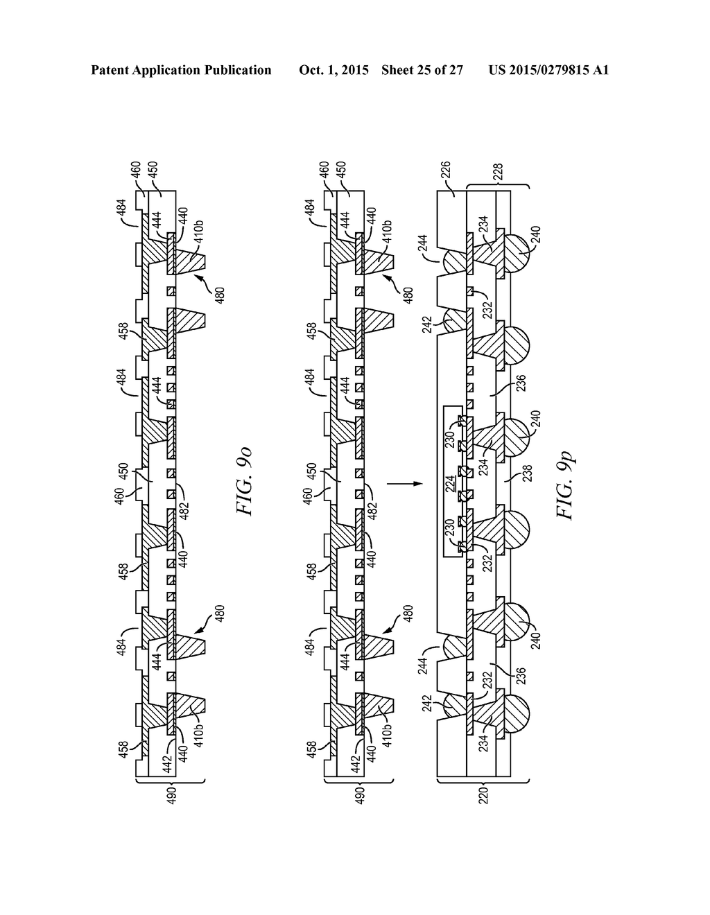 Semiconductor Device and Method of Forming Substrate Having Conductive     Columns - diagram, schematic, and image 26