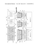 SEMICONDUCTOR DEVICES WITH CONTACT STRUCTURES AND A GATE STRUCTURE     POSITIONED IN TRENCHES FORMED IN A LAYER OF MATERIAL diagram and image