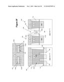 SEMICONDUCTOR DEVICES WITH CONTACT STRUCTURES AND A GATE STRUCTURE     POSITIONED IN TRENCHES FORMED IN A LAYER OF MATERIAL diagram and image