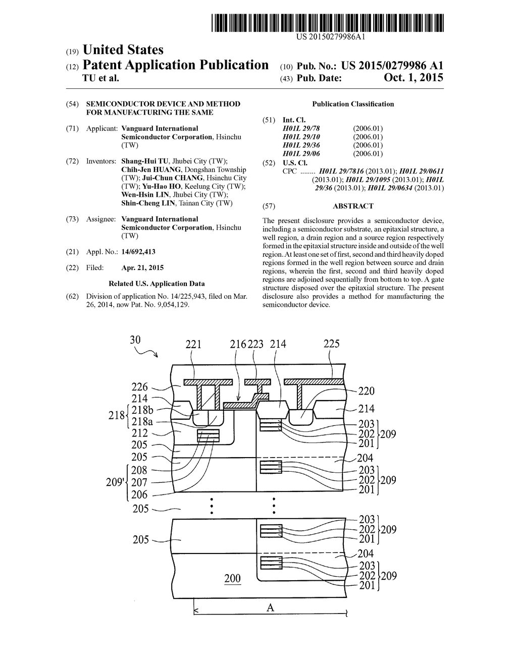 SEMICONDUCTOR DEVICE AND METHOD FOR MANUFACTURING THE SAME - diagram, schematic, and image 01